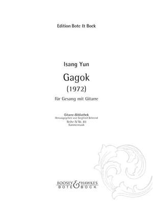 Yun, I: Gagok No. 83