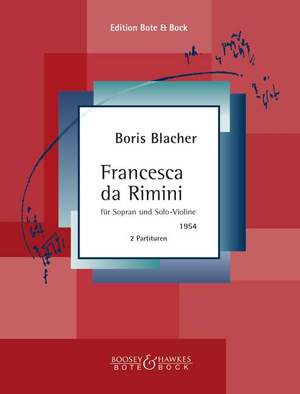 Blacher, B: Francesca da Rimini