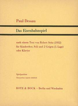 Dessau, P: Das Eisenbahnspiel