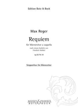 Reger: Männerchöre op. 83/10