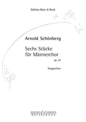 Schoenberg, A: Six Pieces op. 35