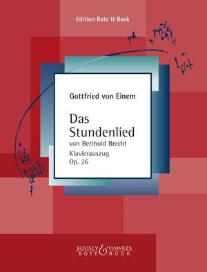 Einem, G v: Das Stundenlied op. 26