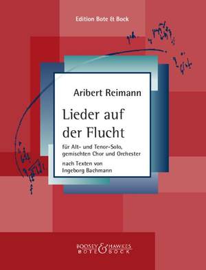 Reimann, A: Lieder auf der Flucht