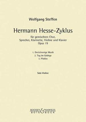 Steffen, W: Hermann Hesse-Zyklus op. 19