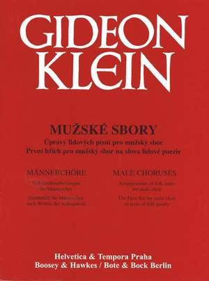 Klein, G: Werke für Männerchor