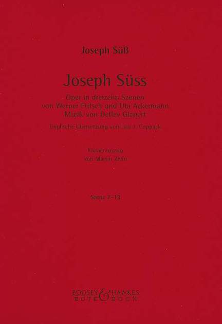 Glanert, D: Joseph Süss