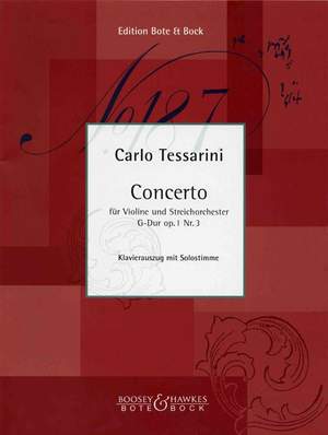 Tessarini, C: Violin Concerto in G Major op. 1/3