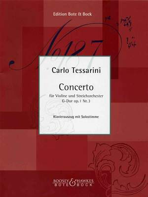 Tessarini, C: Concerto G-Dur G major op. 1/3