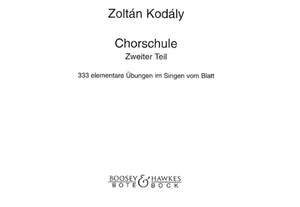 Kodály, Z: Chorschule Vol. 2