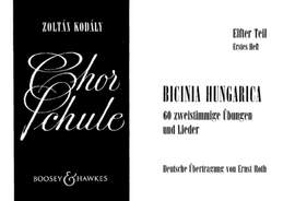 Kodály, Z: Chorschule Vol. 11/1