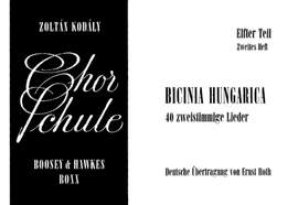 Kodály, Z: Chorschule Vol. 11/2