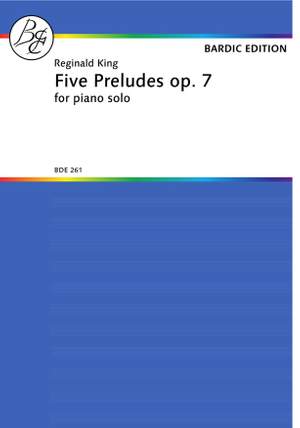 King, R: Five Preludes op. 7
