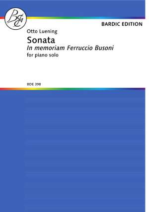 Luening, O: Sonata