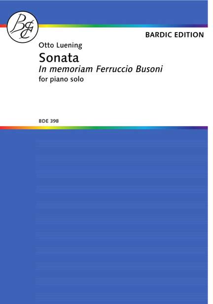 Luening, O: Sonata