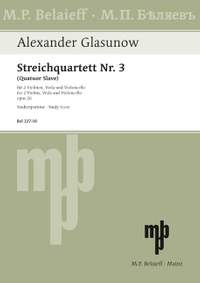 Glazunov, A: String Quartet No 3 G major op. 26
