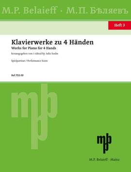 Works for Piano for 4 Hands Vol. 3