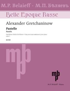 Gretchaninow, A: Pastelle op. 3