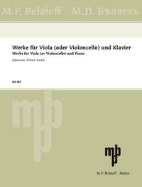 Works for Viola (or Cello) and Piano