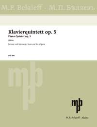 Volkonsky, A: Piano quintet op. 5