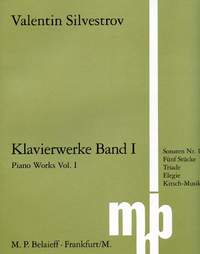 Silvestrov, V: Piano Works Volume 1