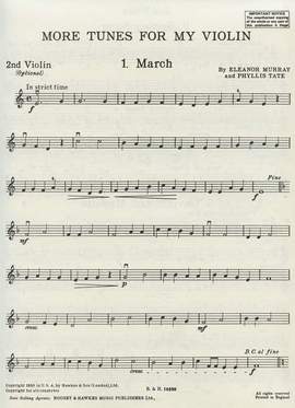 More Tunes for my Violin