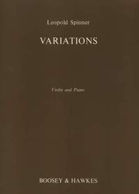 Spinner, L: Variations op. 19