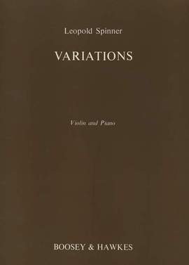 Spinner, L: Variations op. 19