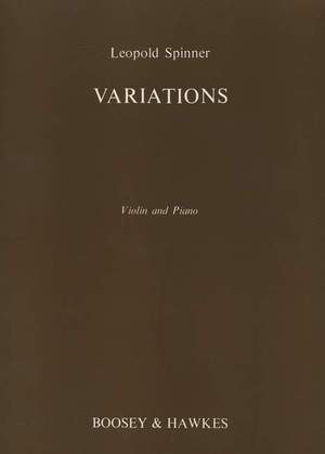 Spinner, L: Variations op. 19