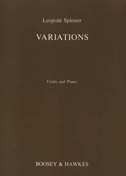 Spinner, L: Variations op. 19