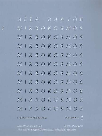 Bartók, B: Mikrokosmos Vol. 1