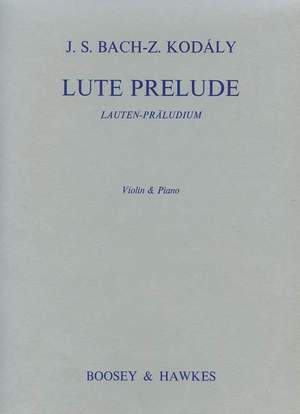 Bach, J S: Lute Prelude