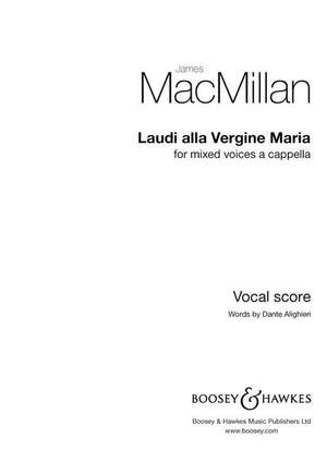 MacMillan, J: Laudi alla Vergine Maria