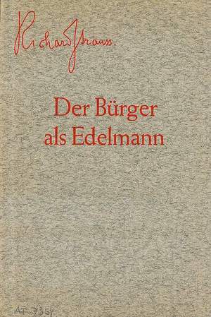 Strauss, R: Der Bürger als Edelmann (Le Bourgeois Gentilhomme) op. 60, 3