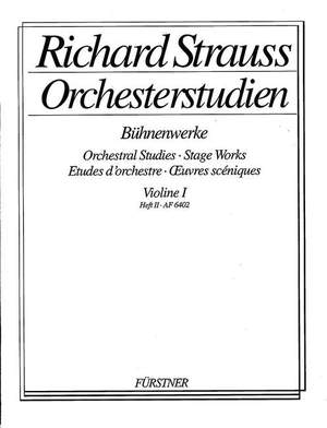 Strauss, R: Orchestral Studies Stage Works: Violin I Vol. 2
