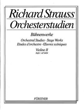 Strauss, R: Orchesterstudien aus seinen Bühnenwerken: Violine II Vol. 1