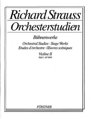 Strauss, R: Orchestral Studies Stage Works: Violin II Vol. 1