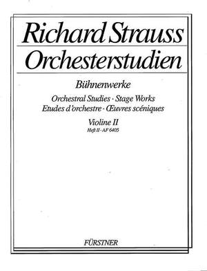 Strauss, R: Orchestral Studies Stage Works: Violin II Vol. 2