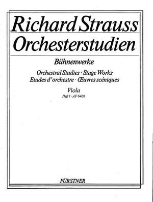 Strauss, R: Orchestral Studies Stage Works: Viola Vol. 1