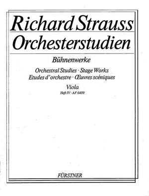 Strauss, R: Orchestral Studies Stage Works: Viola Vol. 4