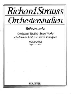 Strauss, R: Orchestral Studies Stage Works: Cello Vol. 4
