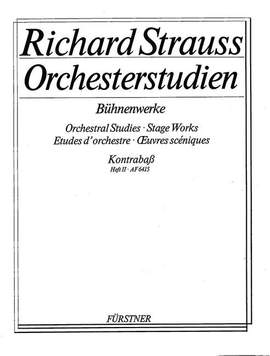 Strauss, R: Orchesterstudien aus seinen Bühnenwerken: Kontrabass Vol. 2