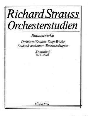 Strauss, R: Orchestral Studies Stage Works: Double Bass Vol. 2