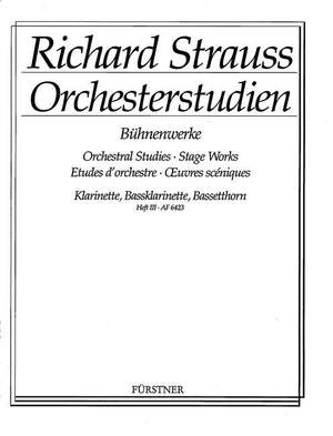 Strauss, R: Orchestral Studies Stage Works: Clarinet Vol. 3