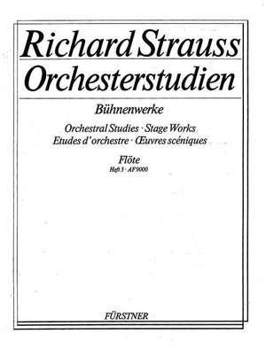 Strauss, R: Orchestral Studies Stage Works: Flute Vol. 3