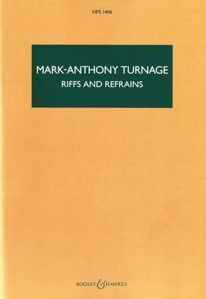 Turnage, M: Riffs and Refrains HPS 1406