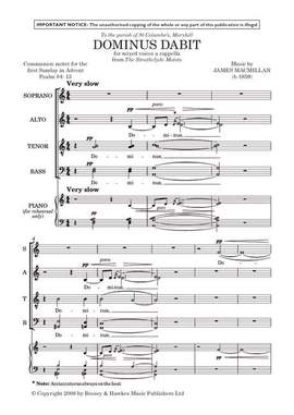 MacMillan, J: Dominus dabit benignitatem