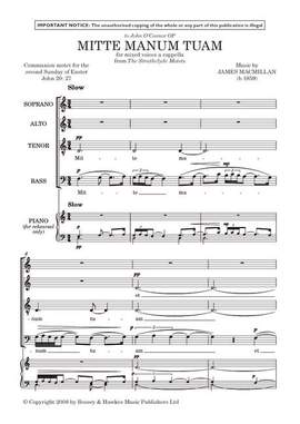 MacMillan, J: Mitte manum tuam