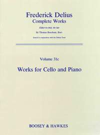 Delius, F: Works for Cello and Piano VIII/31c