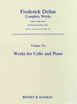 Delius, F: Werke für Violoncello und Klavier