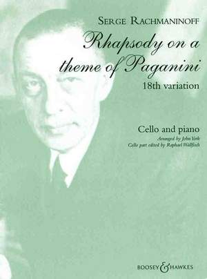 Rachmaninoff, S: Rhapsody on a Theme of Paganini